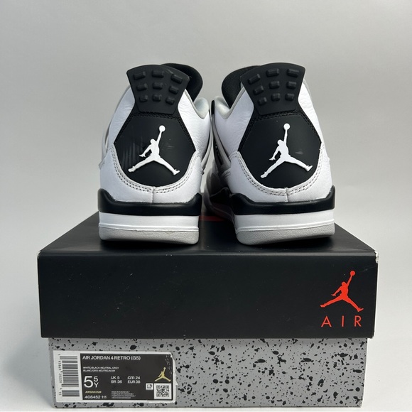 Nike Air Jordan 4 Retro GS “Military Black” 2023 - Picture 4 of 8